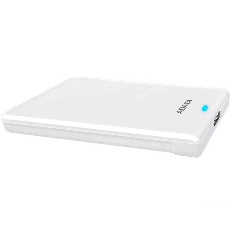 PHD External 2.5'' ADATA USB 3.2 Gen. 1 DashDrive Classic HV620S 1TB Slim White (AHV620S-1TU31-CWH)