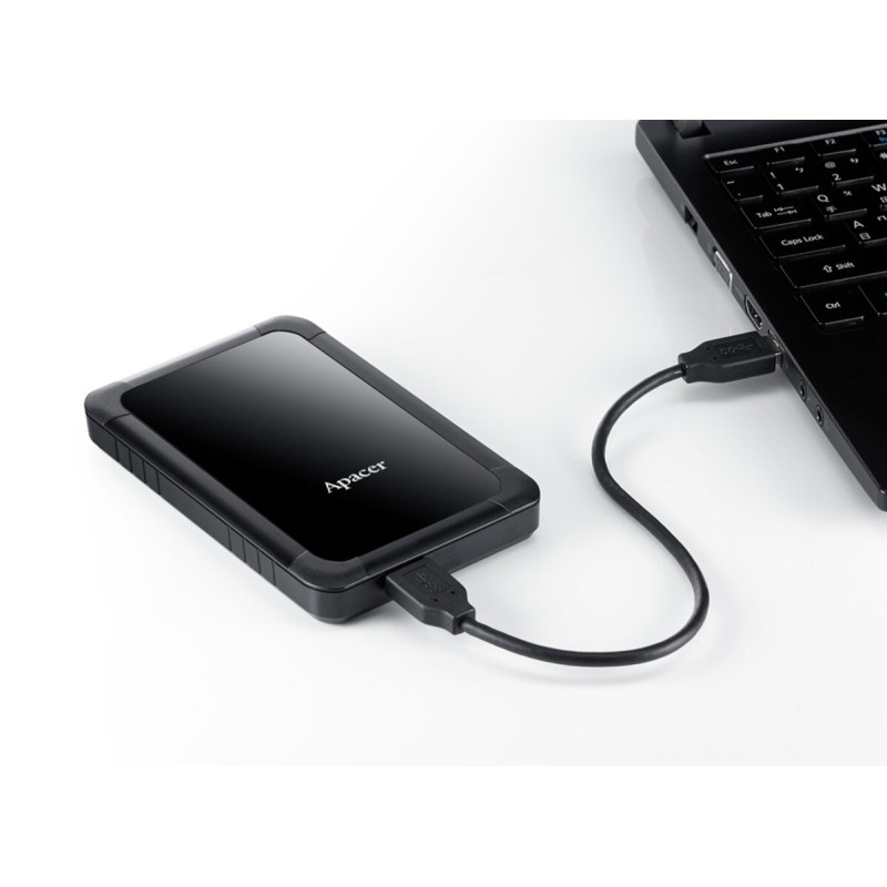 Зовнішній жорсткий диск PHD External 2.5'' Apacer USB 3.1 AC532 1TB Black (AP1TBAC532B-1)