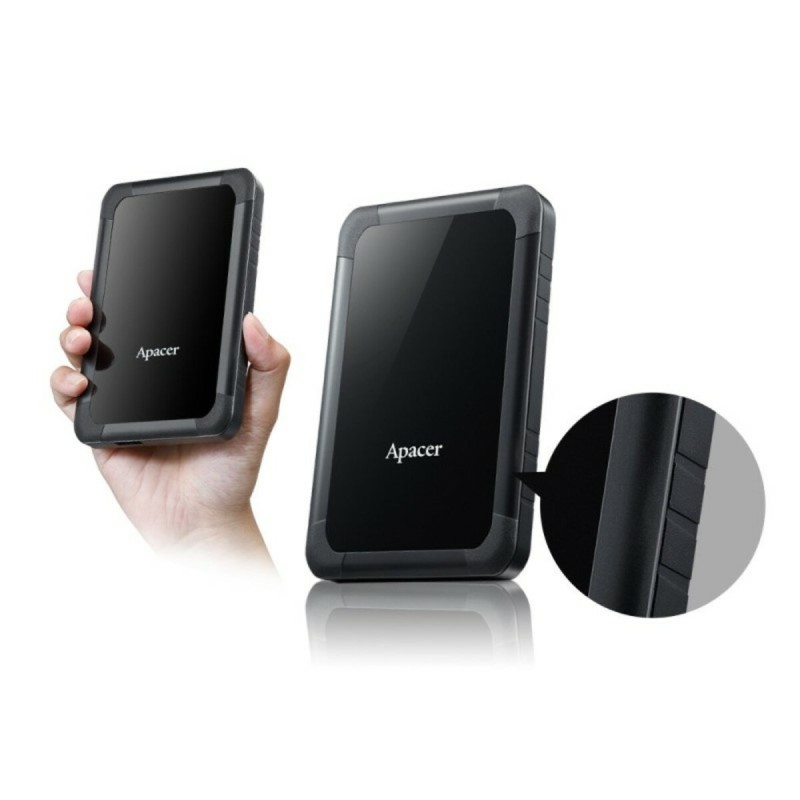 Зовнішній жорсткий диск PHD External 2.5'' Apacer USB 3.1 AC532 1TB Black (AP1TBAC532B-1)