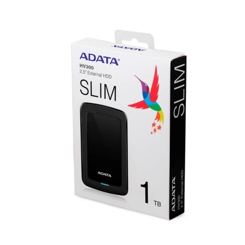 Зовнішній жорсткий диск PHD External 2.5'' ADATA USB 3.2 Gen. 1 DashDrive Durable HV300 1TB Black (AHV300-1TU31-CBK)