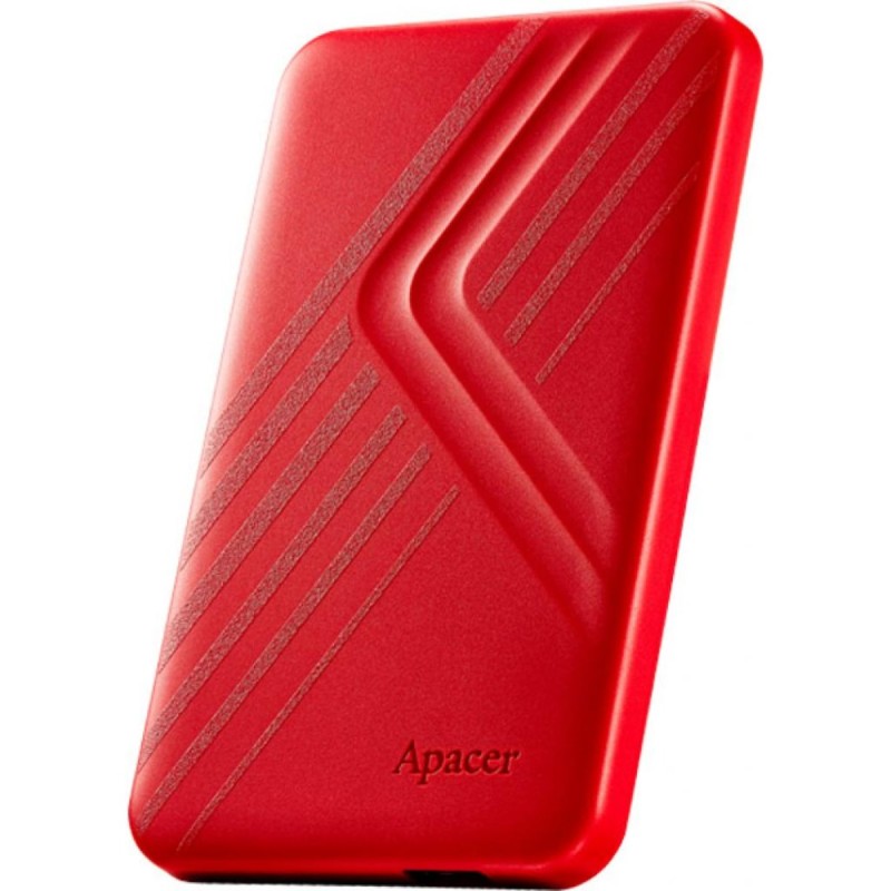 PHD External 2.5'' Apacer USB 3.2 Gen. 1 AC236 2Tb Red (color box) (AP2TBAC236R-1)