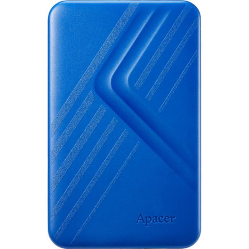 Зовнішній жорсткий диск PHD External 2.5'' Apacer USB 3.2 Gen. 1 AC236 2Tb Blue (color box) (AP2TBAC236U-1)