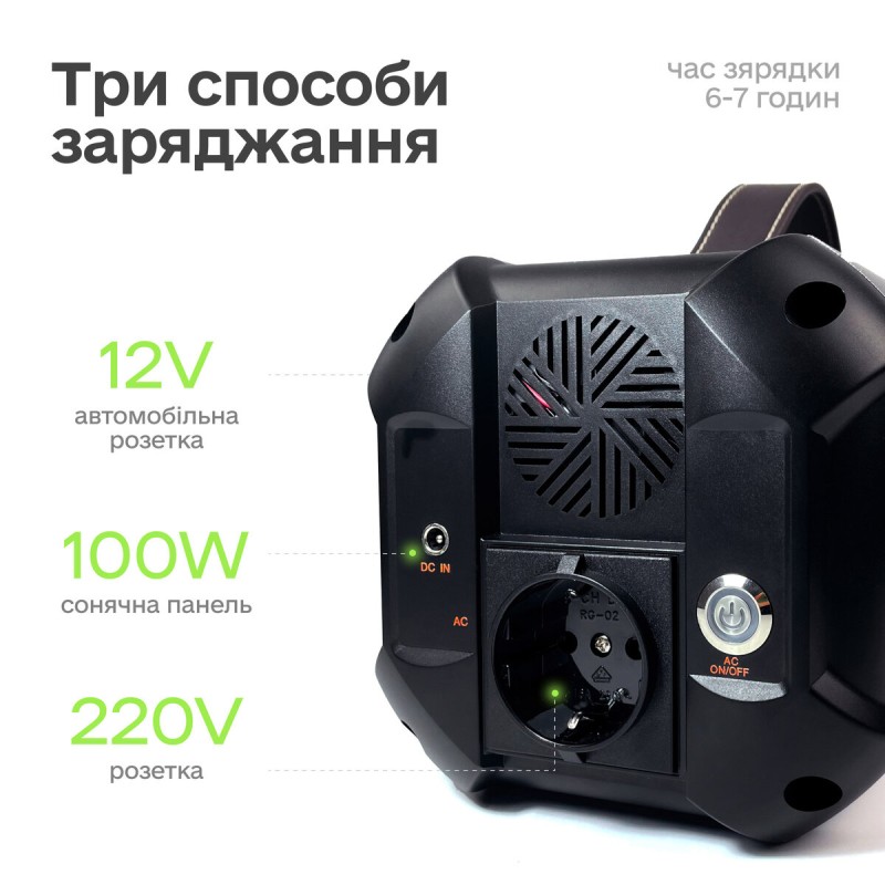 Портативна зарядна станція Junlee S-500 500W 500Wh (S-500) Портативна зарядна станція Junlee S-500 500W 500Wh (S-500)