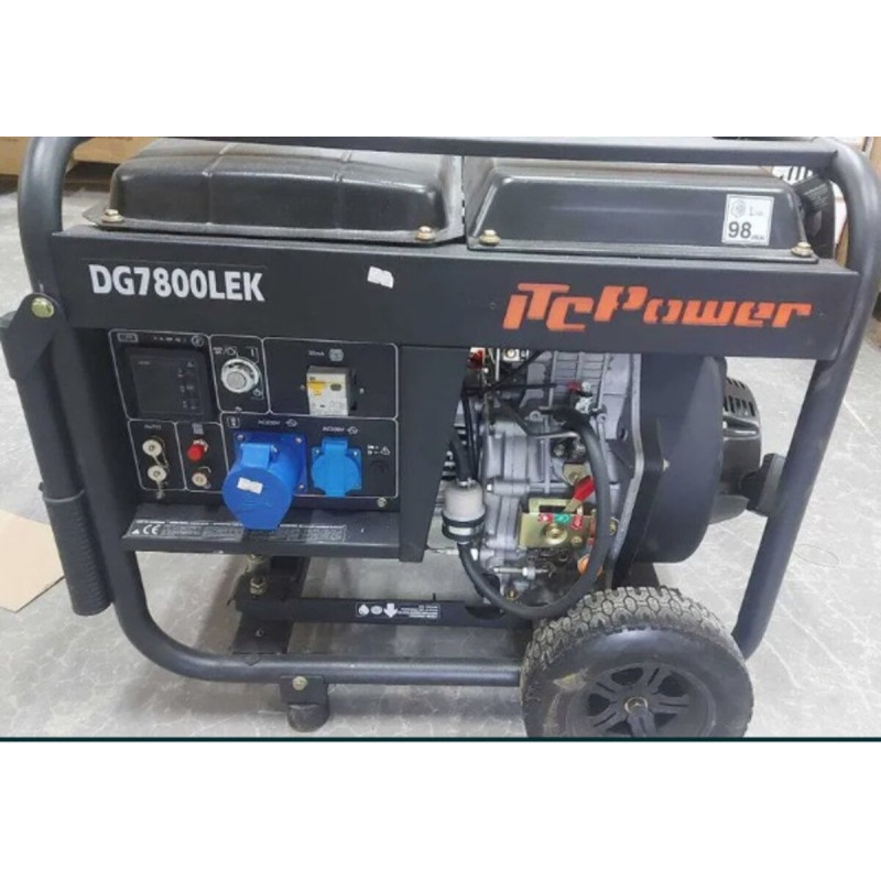 Генератор дизельний Б/в ITC Power DG7800LE(K) 6,0кВт 14л (DG7800LE(K))