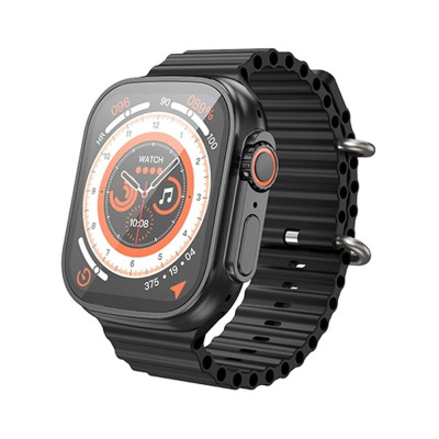 Смарт-годинник HOCO Y12 Ultra smart sports watch(call version) Black (6931474791986)