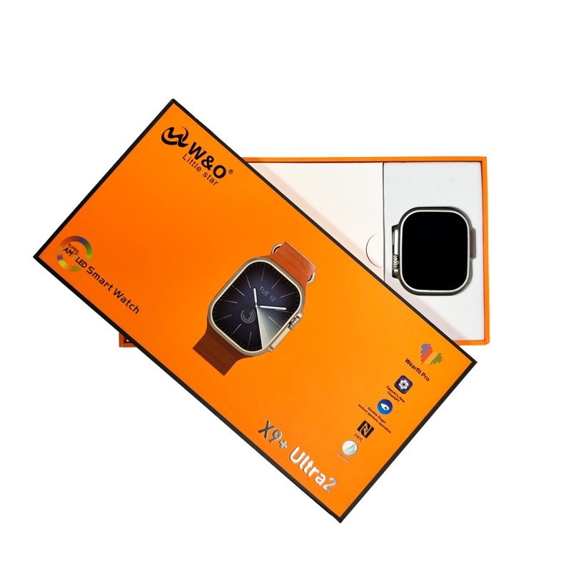 Смарт-годинник W&O X9+ Ultra2 Amoled+IP67 Gold (WOX9+U2Gold)