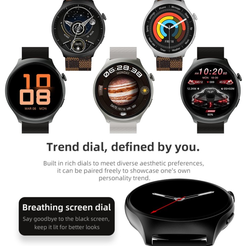 Смарт-годинник Howear Watch 4 Pro Amoled+IP67 Grey (HowearW4Grey) Смарт-годинник Howear Watch 4 Pro Amoled+IP67 Grey (HowearW4Grey)