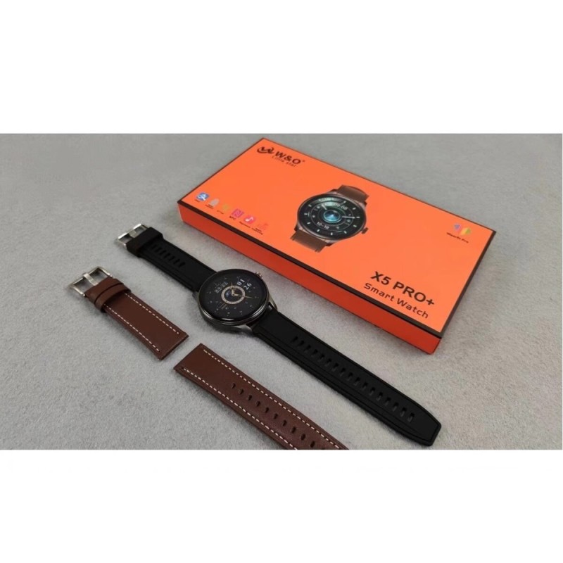 Смарт-годинник W&O X5 Pro+ IP67 Black (W&OX5ProBlack)