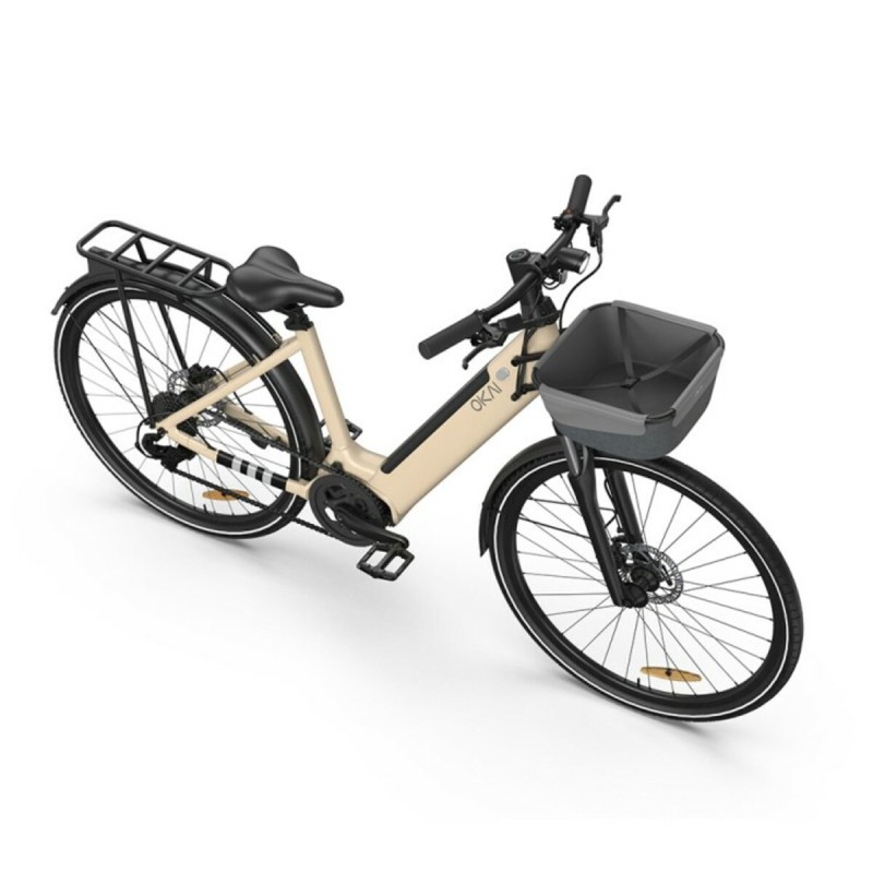 Електровелосипед OKAI EB10 Beige 28', 250(500)W, 14.4Ah, 100km, 25km\h, NFC, App, 29kg (EB10)