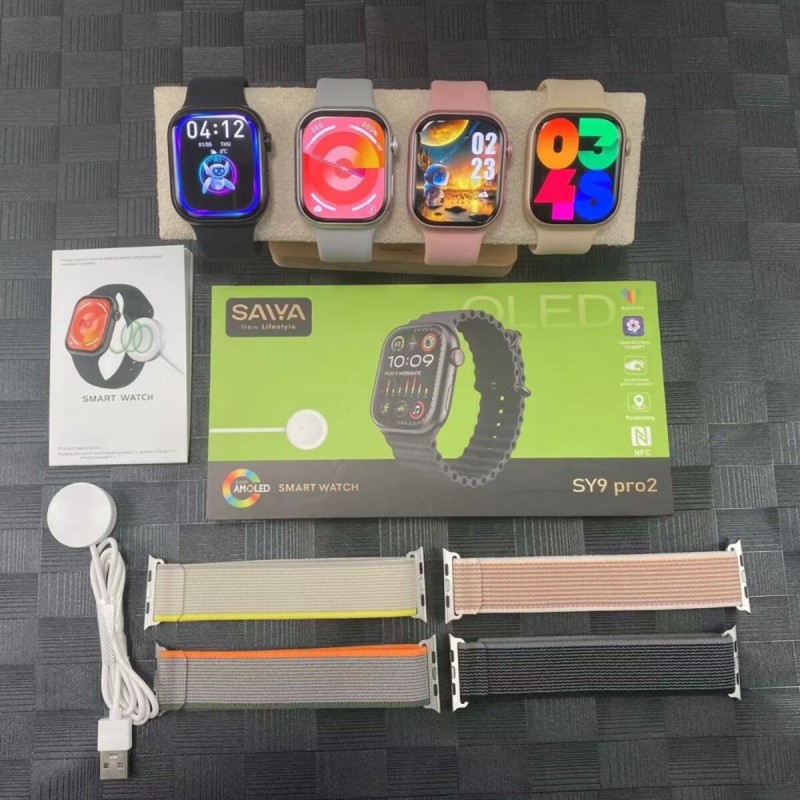 Смарт-годинник Saiya SY9 PRO2 Amoled+IP67 Gold (SY9PRO2Gold)