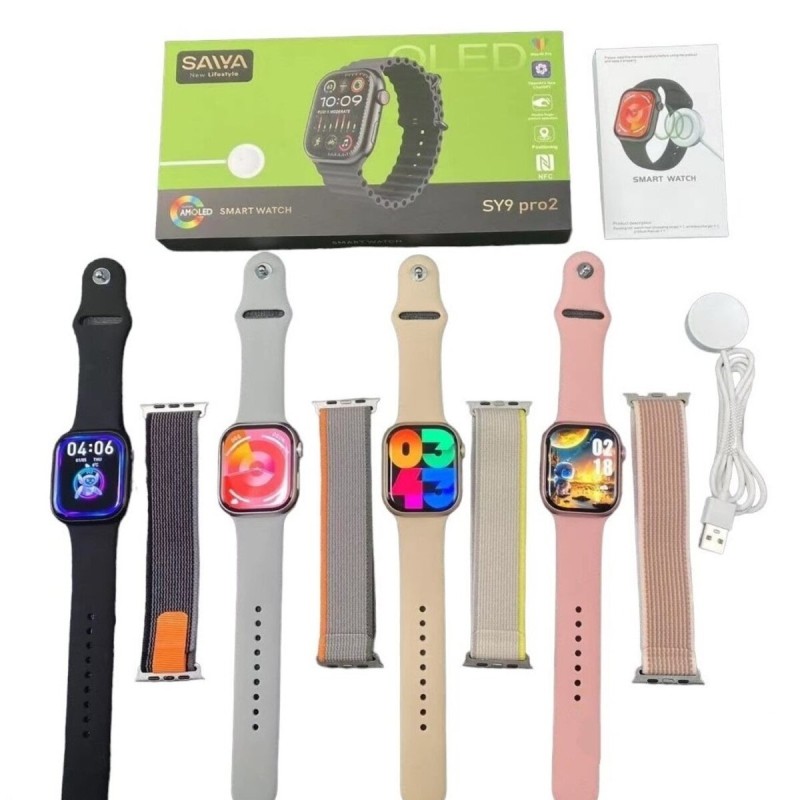 Смарт-годинник Saiya SY9 PRO2 Amoled+IP67 Pink (SY9PRO2Pink)
