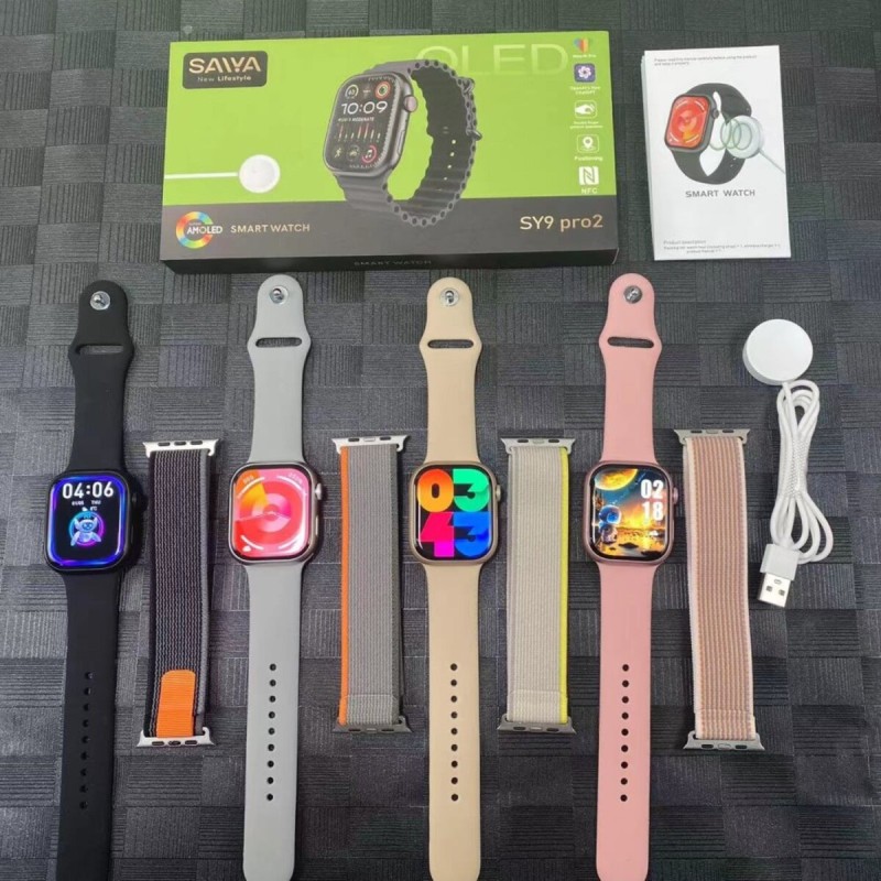 Смарт-годинник Saiya SY9 PRO2 Amoled+IP67 Pink (SY9PRO2Pink)