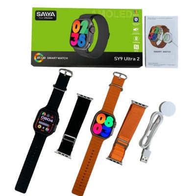 Смарт-годинник Saiya SY9 Ultra2 Amoled+IP67 Black (SY9ULTRA2Black)