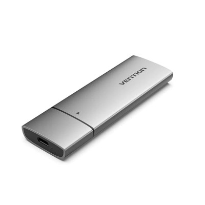 Внешний карман M.2 NGFF SSD Enclosure (USB 3.1 Gen 2-C) Gray Aluminum Alloy Type (KPFH0) (KPFH0)