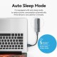 Зовнішній карман M.2 NGFF SSD Enclosure (USB 3.1 Gen 2-C) Gray Aluminum Alloy Type (KPFH0) (KPFH0)