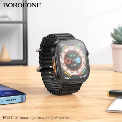 Смарт-годинник Borofone BD3 Ultra smart sports watch(call version) Black (BD3B)