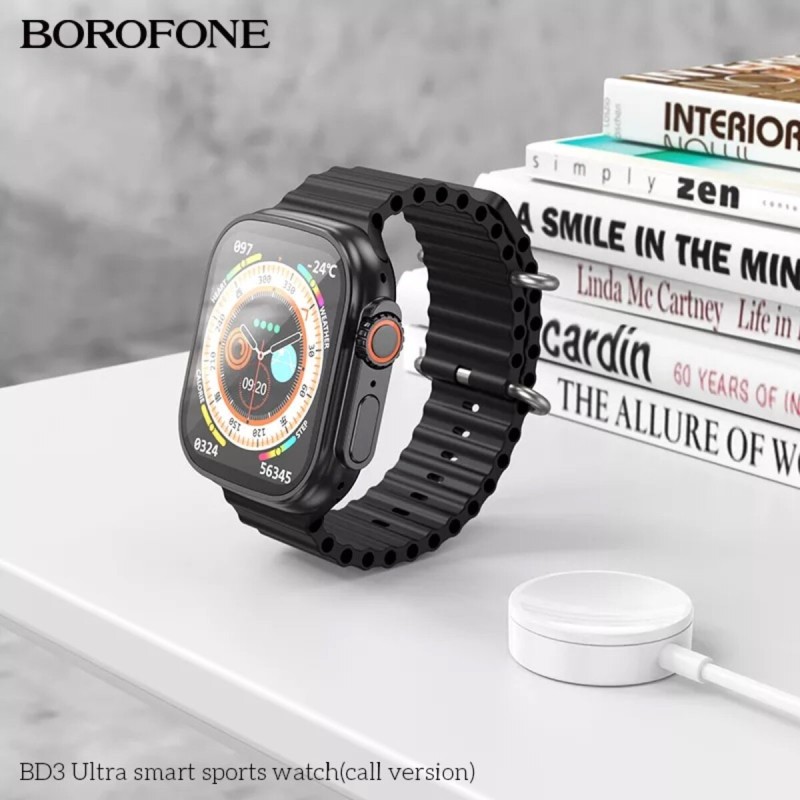 Смарт-годинник Borofone BD3 Ultra smart sports watch(call version) Black (BD3B) Смарт-годинник Borofone BD3 Ultra smart sports watch(call version) Black (BD3B)