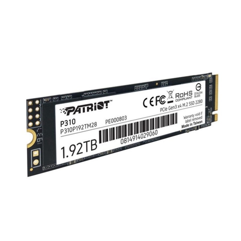 Накопичувач SSD M.2 Patriot P310 1920GB NVMe 2280 PCIe 3.0x4 3D NAND TLC (P310P192TM28)