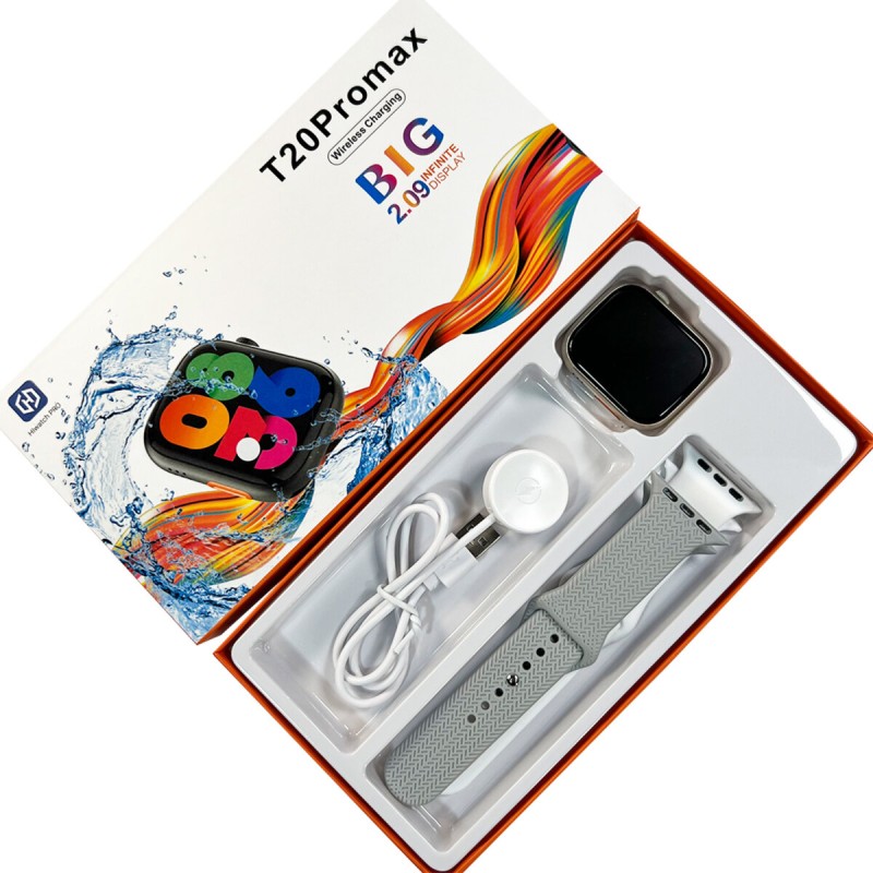 Смарт-годинник BIG T20 Pro Max IP67+GPS White (BIGXT20PWhite) Смарт-годинник BIG T20 Pro Max IP67+GPS White (BIGXT20PWhite)