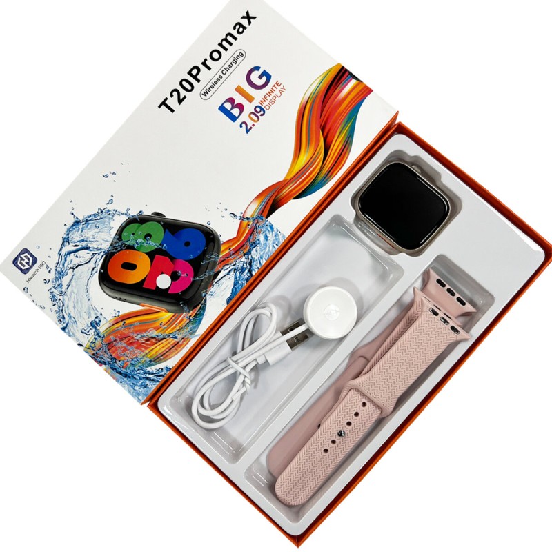 Смарт-годинник BIG T20 Pro Max IP67+GPS Pink (BIGXT20PPink) Смарт-годинник BIG T20 Pro Max IP67+GPS Pink (BIGXT20PPink)