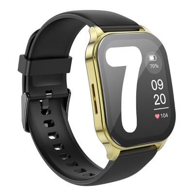 Смарт-часы HOCO Y19 AMOLED Smart sports watch(call version) Bright Gold (6942007610889 )