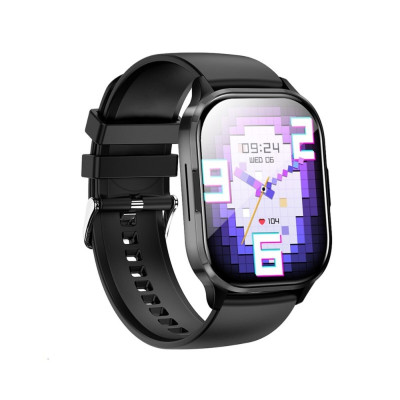 Смарт-годинник Borofone BD8 AMOLED Smart sports watch(call version) Bright Black (6941991110481)