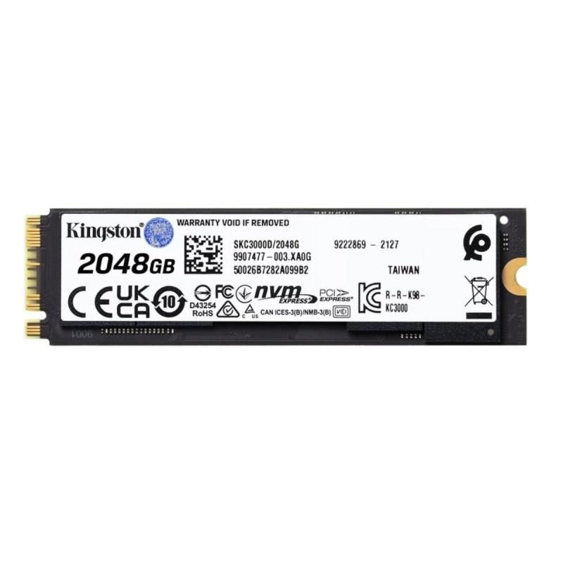 Накопичувач SSD M.2 Kingston KC3000 2048GB NVMe 2280 PCIe 4.0 x4 3D NAND TLC (SKC3000D/2048G)