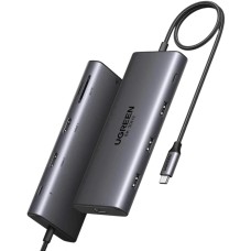 Док-станція (USB-C хаб) Ugreen CM639 8K, PD 100 Вт