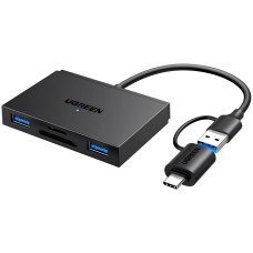 Кардрідер USB (зчитувач карт пам’яті) Ugreen CM812 USB 3.0, 4 слоти