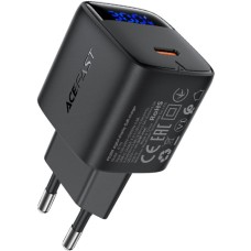 Сетевое зарядное устройство (зарядка) Acefast A115 30 Вт, 1 USB-C, чёрный