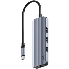 Док-станція (хаб) Cudy UH606 HDMI 4K, USB-C PD 100 Вт