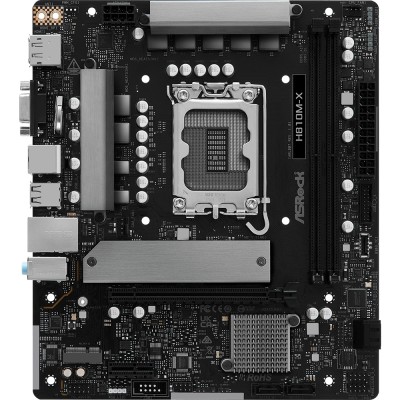 Материнская плата (системная плата) ASRock H810M-X Socket 1851, DDR5, microATX