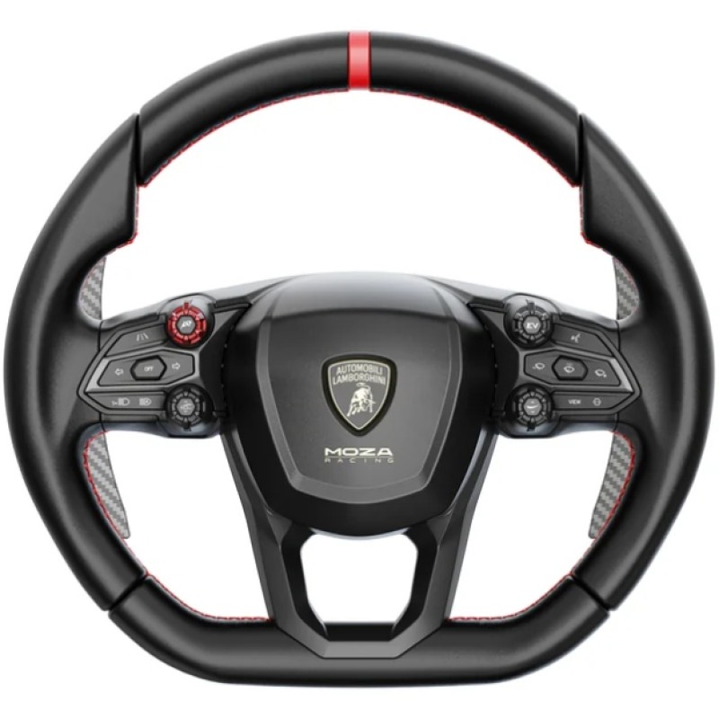 Кермо для ПК (ігровий руль) MOZA Racing Lamborghini Revuelto 34 см, RGB