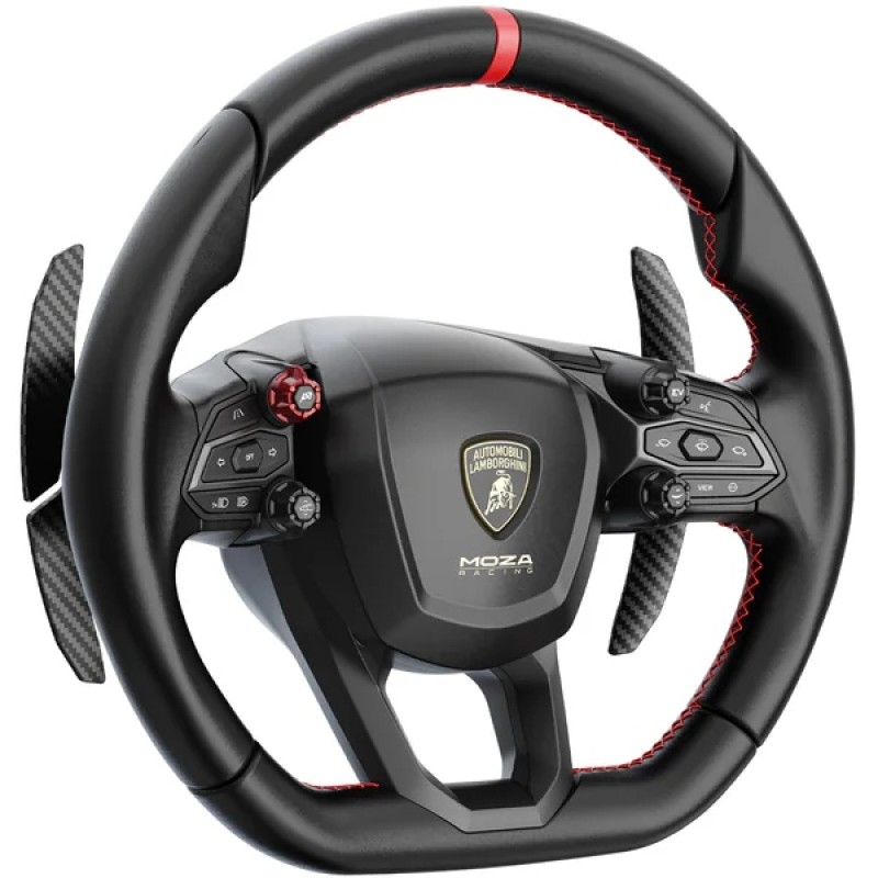 Кермо для ПК (ігровий руль) MOZA Racing Lamborghini Revuelto 34 см, RGB Кермо для ПК (ігровий руль) MOZA Racing Lamborghini Revuelto 34 см, RGB