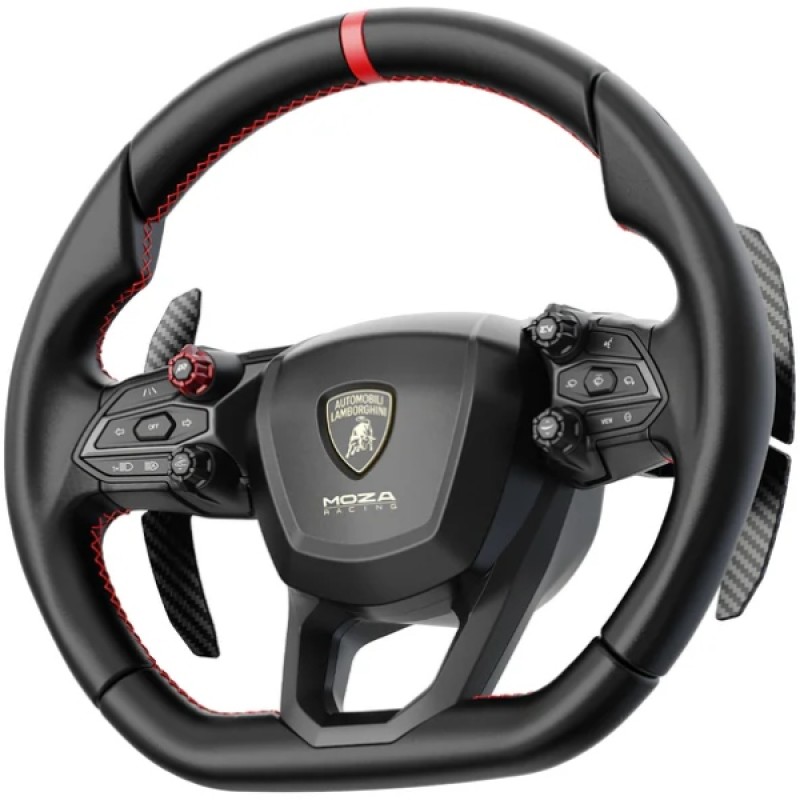 Кермо для ПК (ігровий руль) MOZA Racing Lamborghini Revuelto 34 см, RGB Кермо для ПК (ігровий руль) MOZA Racing Lamborghini Revuelto 34 см, RGB