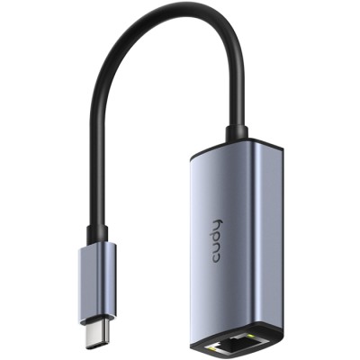 Адаптер USB-C Ethernet (перехідник Type-C — RJ45) Cudy 2500 Mb