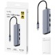 Хаб USB-C (док-станция) Cudy UH606 4K HDMI и PD до 100 Вт