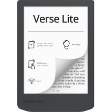 Електронна книжка PocketBook  Verse  Lite (PB619), Midnight Grey