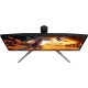 TFT 31.5" AOC U32G4U, Fast IPS, 4K UHD, 160Гц, 2xHDMI, DP, USB-hub, HAS, Pivot, чорно-червоний
