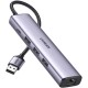 Док-станція (USB-концентратор) Ugreen CM475 5 в 1, Gigabit Ethernet