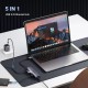 Док-станція (USB-концентратор) Ugreen CM475 5 в 1, Gigabit Ethernet
