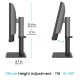 TFT 27" BenQ PD2706QN, QHD, IPS, HDMI, DP, USB-C, HAS, Pivot, колонки, темно сірий