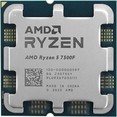 Процессор (CPU) AMD Ryzen 5 7500F 6 ядер / 12 потоков Процессор (CPU) AMD Ryzen 5 7500F 6 ядер / 12 потоков