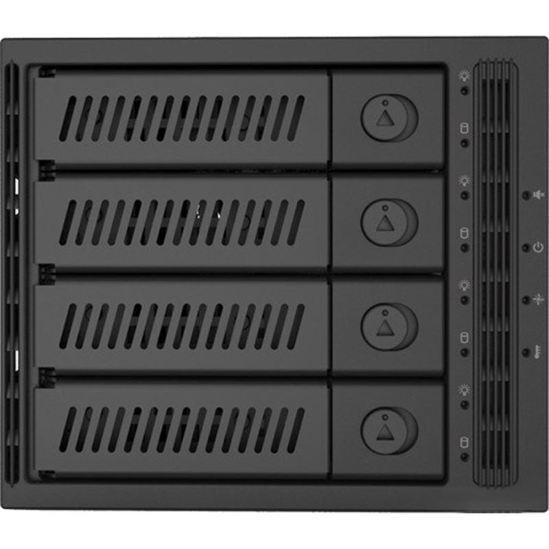Бекплейн Chieftec CMR-3141SAS 3x5.25" -> 4x3.5" HDDs Hot-Swap Metal