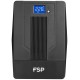 ДБЖ FSP iFP-1500, 1500ВА/900Вт, LCD, Schuko*4. 230V/50Hz, USB, Black