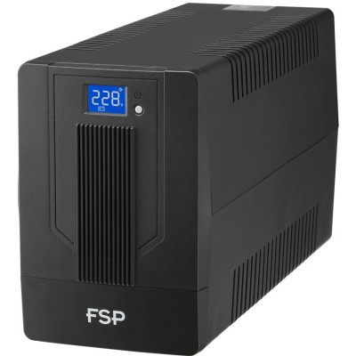 ДБЖ FSP iFP-600, 600ВА/360Вт, Lin-Int, LCD (дисплей), Schuko*2, USB, Black, ДБЖ FSP iFP-600, 600ВА/360Вт, Lin-Int, LCD (дисплей), Schuko*2, USB, Black,
