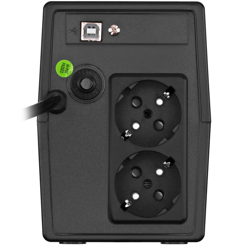 ДБЖ FSP iFP-600, 600ВА/360Вт, Lin-Int, LCD (дисплей), Schuko*2, USB, Black, ДБЖ FSP iFP-600, 600ВА/360Вт, Lin-Int, LCD (дисплей), Schuko*2, USB, Black,