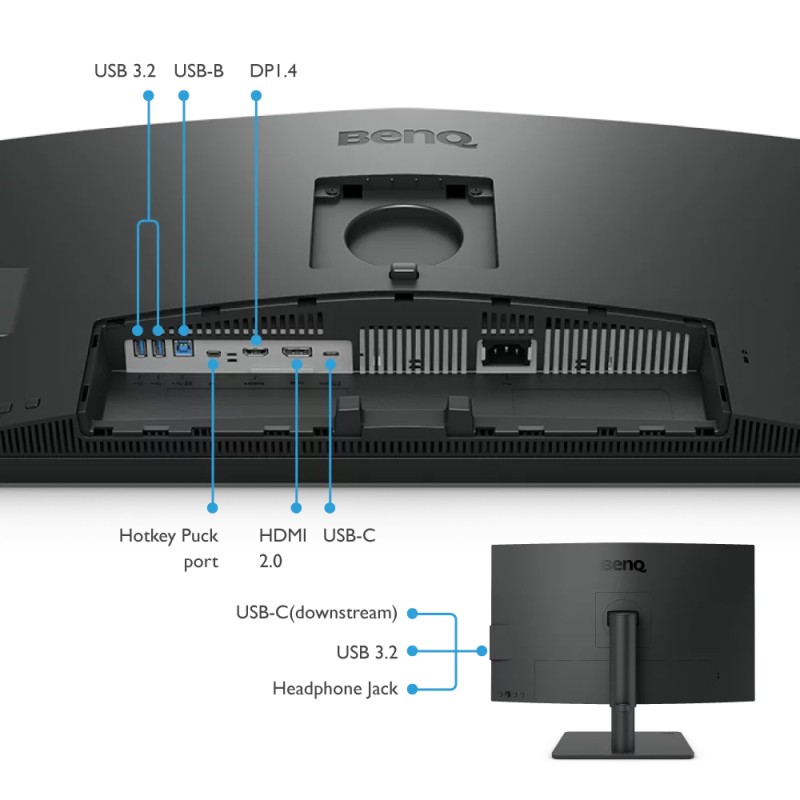 TFT 27" BenQ PD2706U, 4K UHD, IPS, 99% sRGB, HDR10, HDMI, DP, USB-C, USB-hub, HAS, колонки TFT 27" BenQ PD2706U, 4K UHD, IPS, 99% sRGB, HDR10, HDMI, DP, USB-C, USB-hub, HAS, колонки