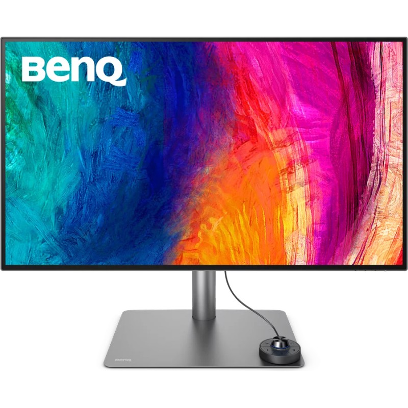 TFT 32" BenQ PD3225U, IPS, 4K, HDMI, DP, USB-C, USB hub, HAS, Pivot, темно-сірий TFT 32" BenQ PD3225U, IPS, 4K, HDMI, DP, USB-C, USB hub, HAS, Pivot, темно-сірий