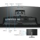 TFT 32" BenQ PD3225U, IPS, 4K, HDMI, DP, USB-C, USB hub, HAS, Pivot, темно-сірий TFT 32" BenQ PD3225U, IPS, 4K, HDMI, DP, USB-C, USB hub, HAS, Pivot, темно-сірий